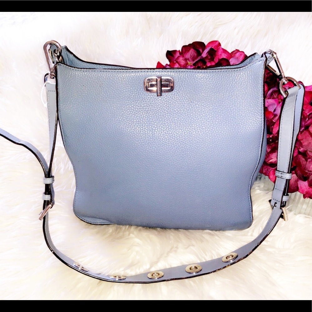 MICHAEL KORS Blue Leather Shoulder Bag
